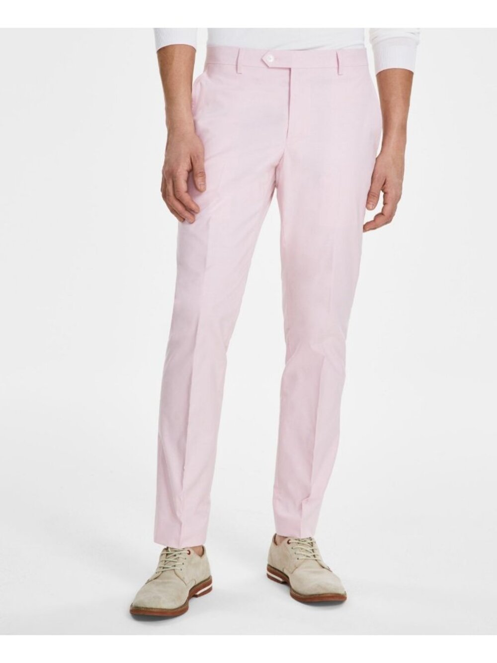 Tommy Hilfiger Mens TH Flex Stretch Suit Separate Pant Light Pink Size 30x30 NWT